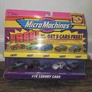 Luxury Cars Set - Multicolor Vitage 1996